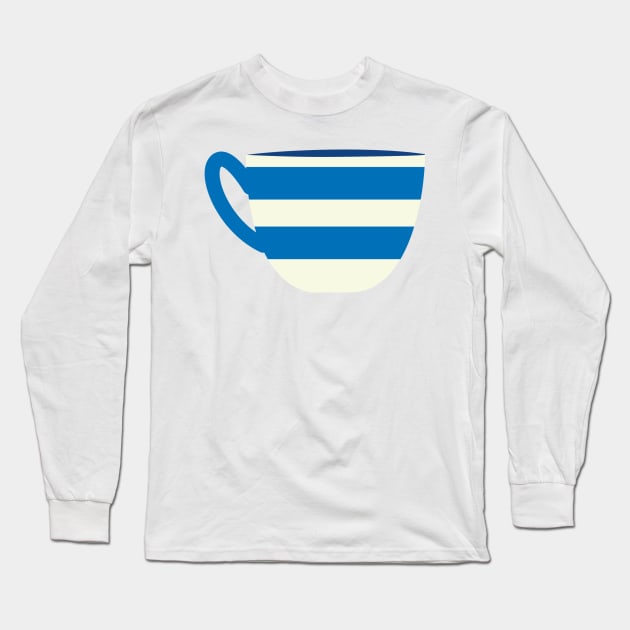 Stripy Cup Long Sleeve T-Shirt by ScottCarey